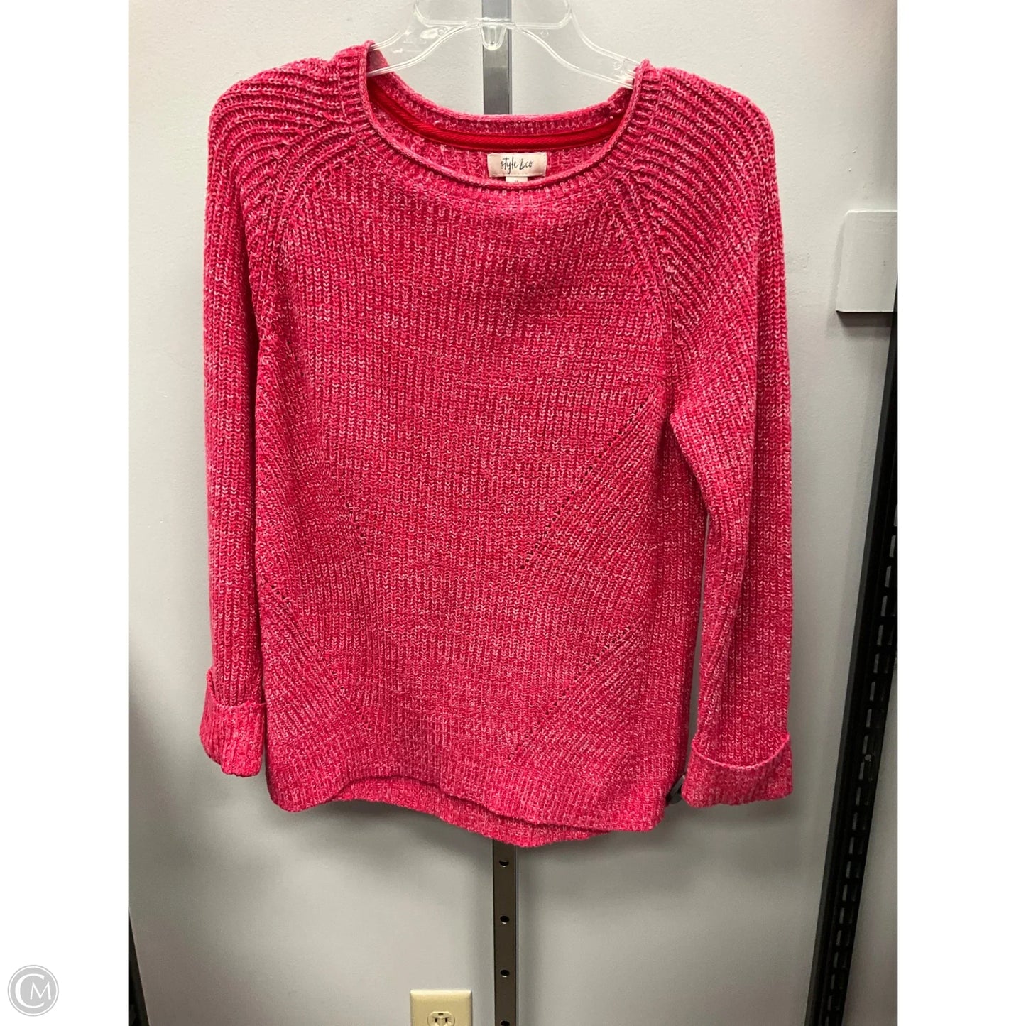 Sweater By Style And Company In Pink, Size: M