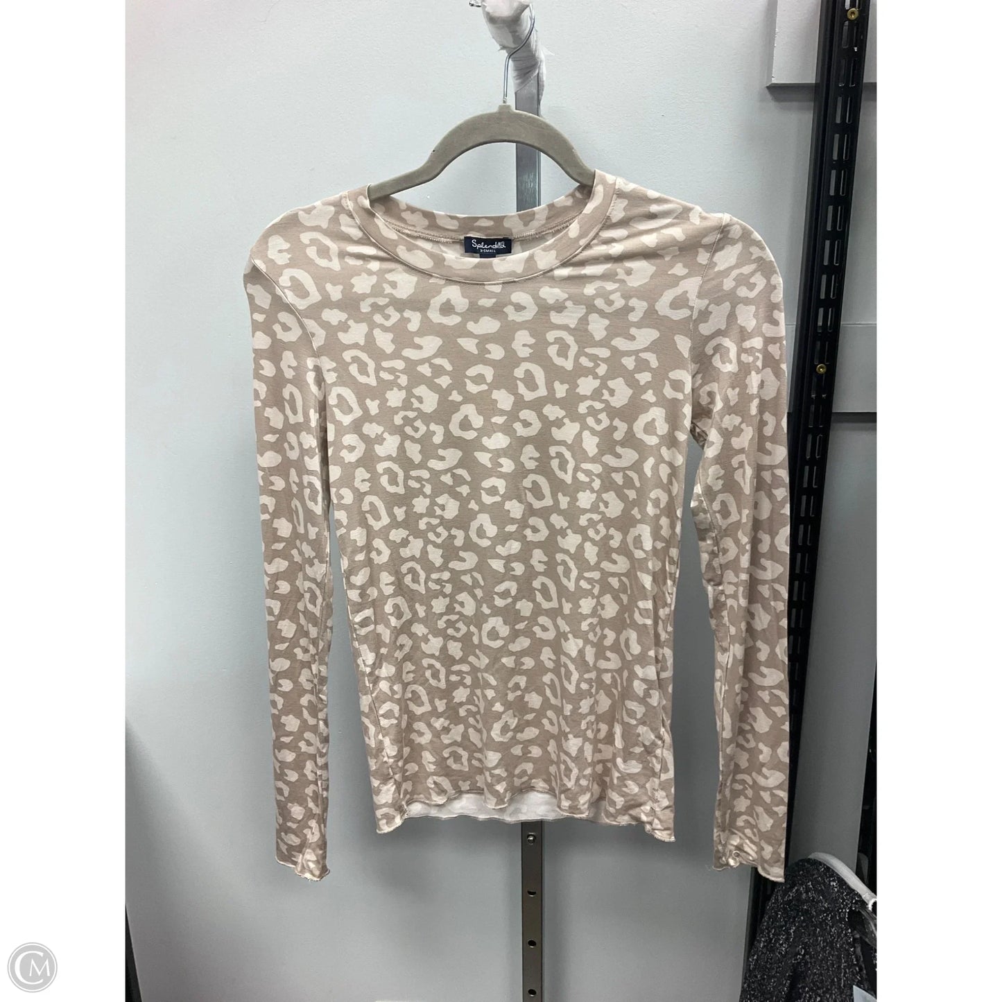Top Long Sleeve By Splendid In Animal Print, Size: Xs