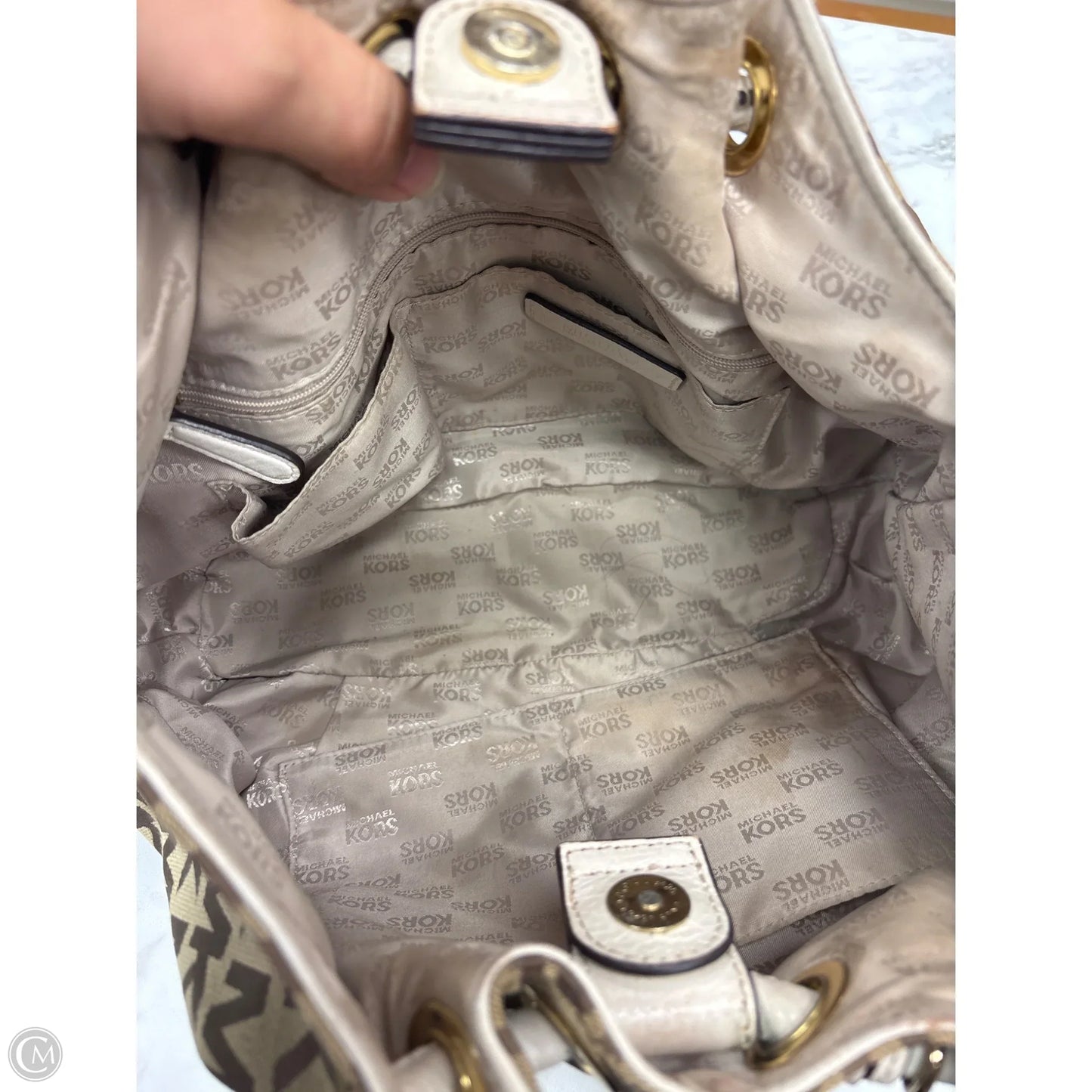 Handbag Designer By Michael Kors, Size: Medium