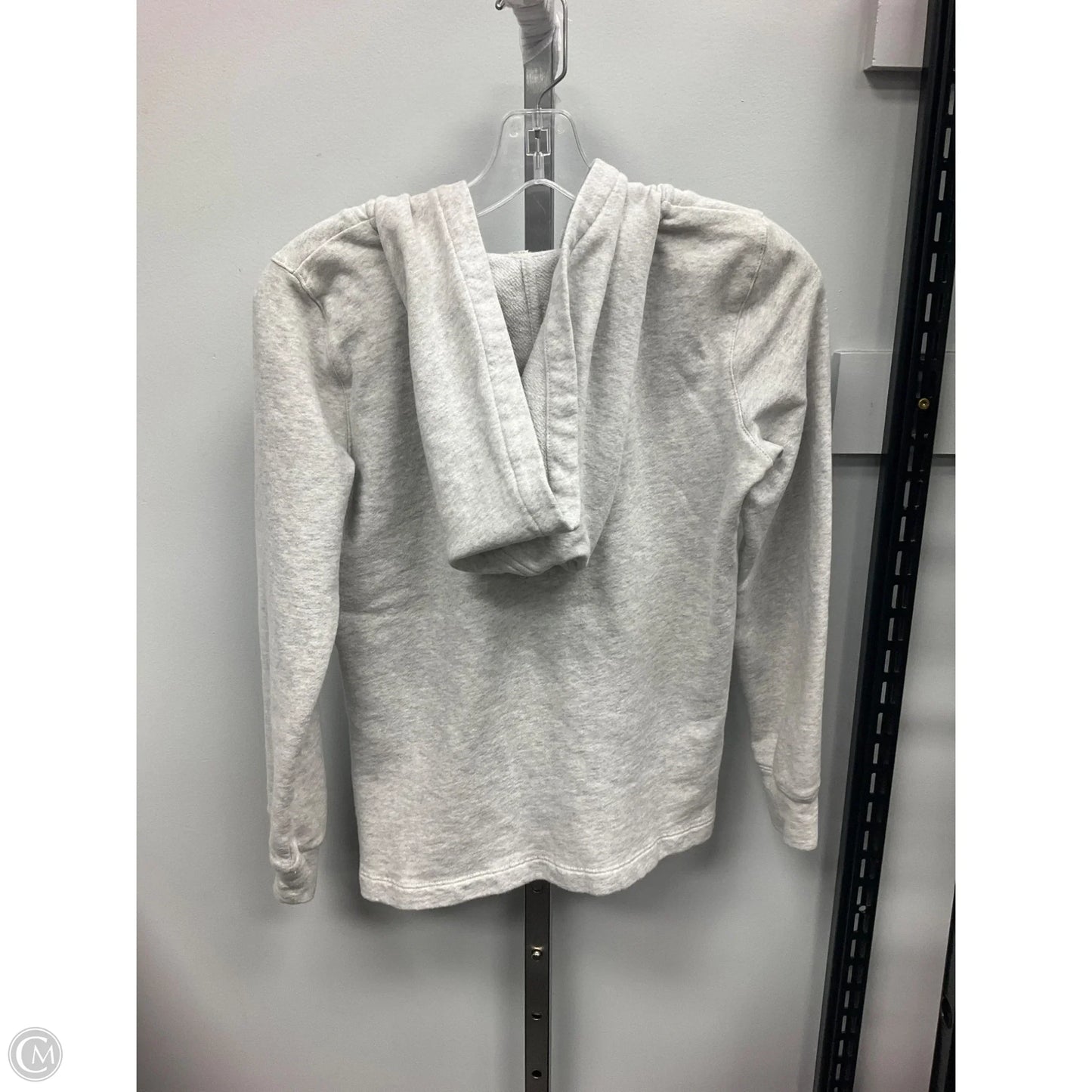 Sweatshirt Hoodie By Loft In Grey, Size: Xs