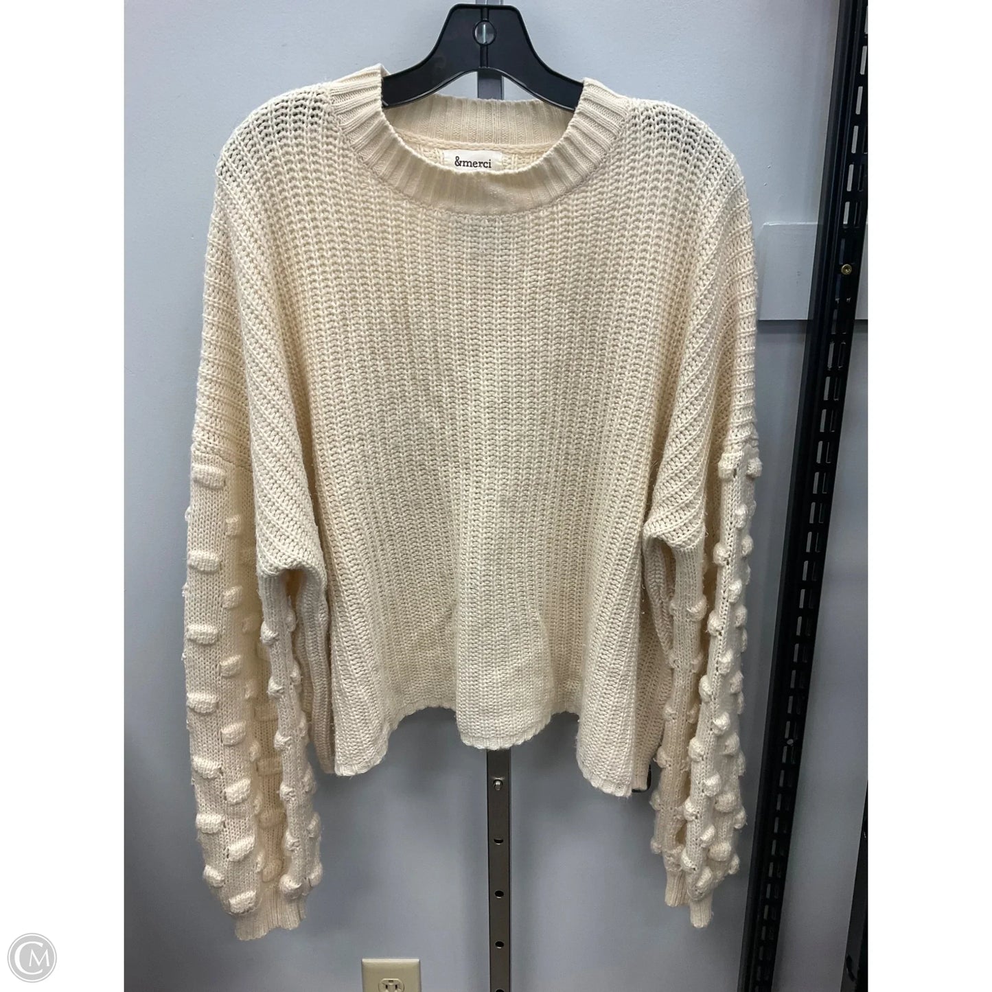 Sweater By &merci In Cream, Size: L