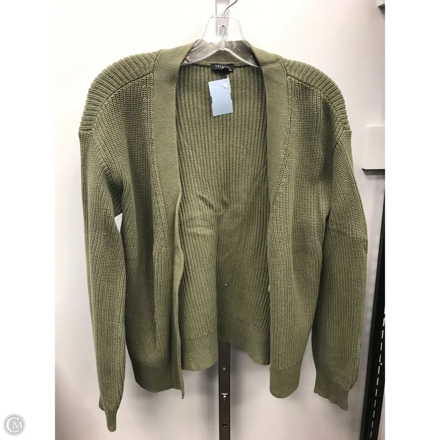 Sweater Cardigan By Talbots In Green, Size: Xs