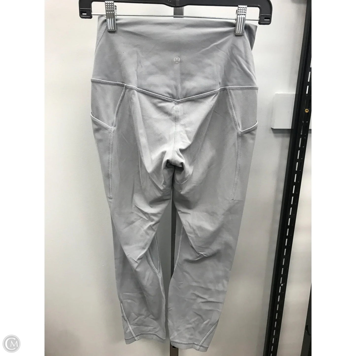 Athletic Leggings By Lululemon In Grey, Size: 6