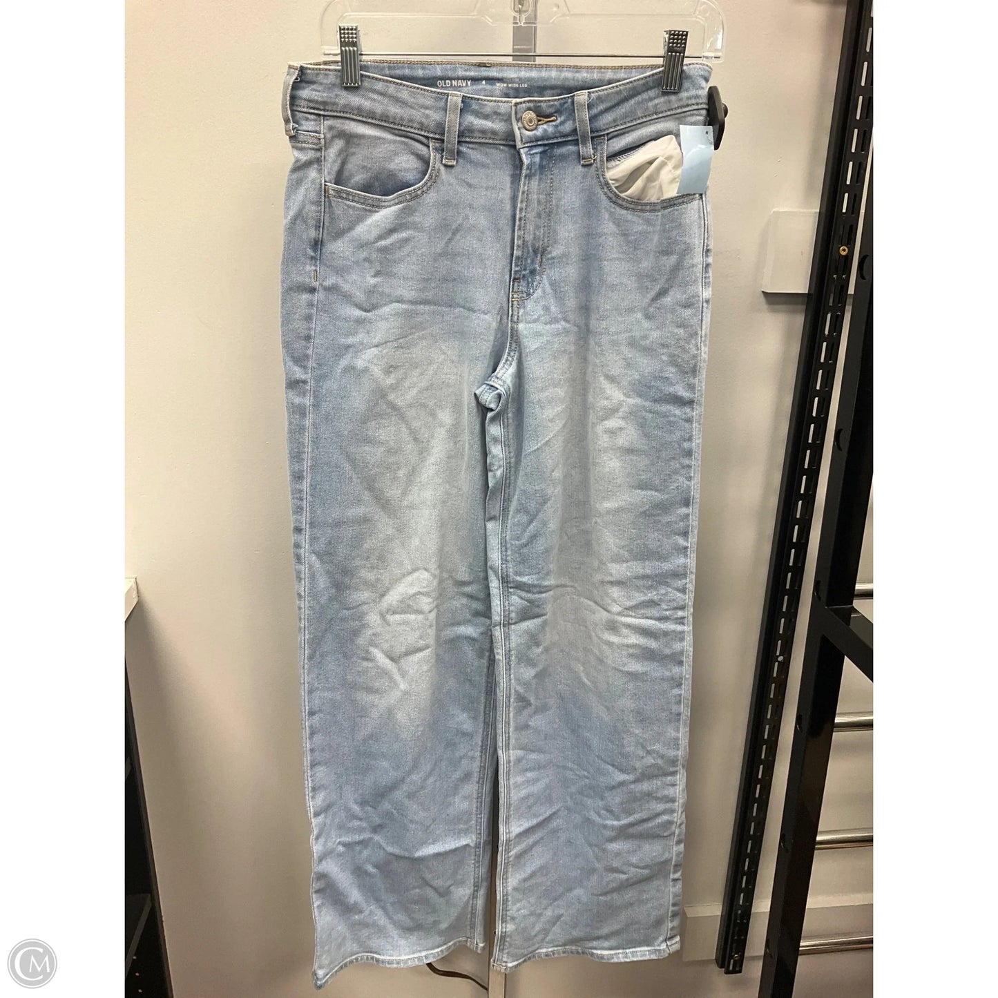 Jeans Wide Leg By Old Navy In Blue, Size: 4