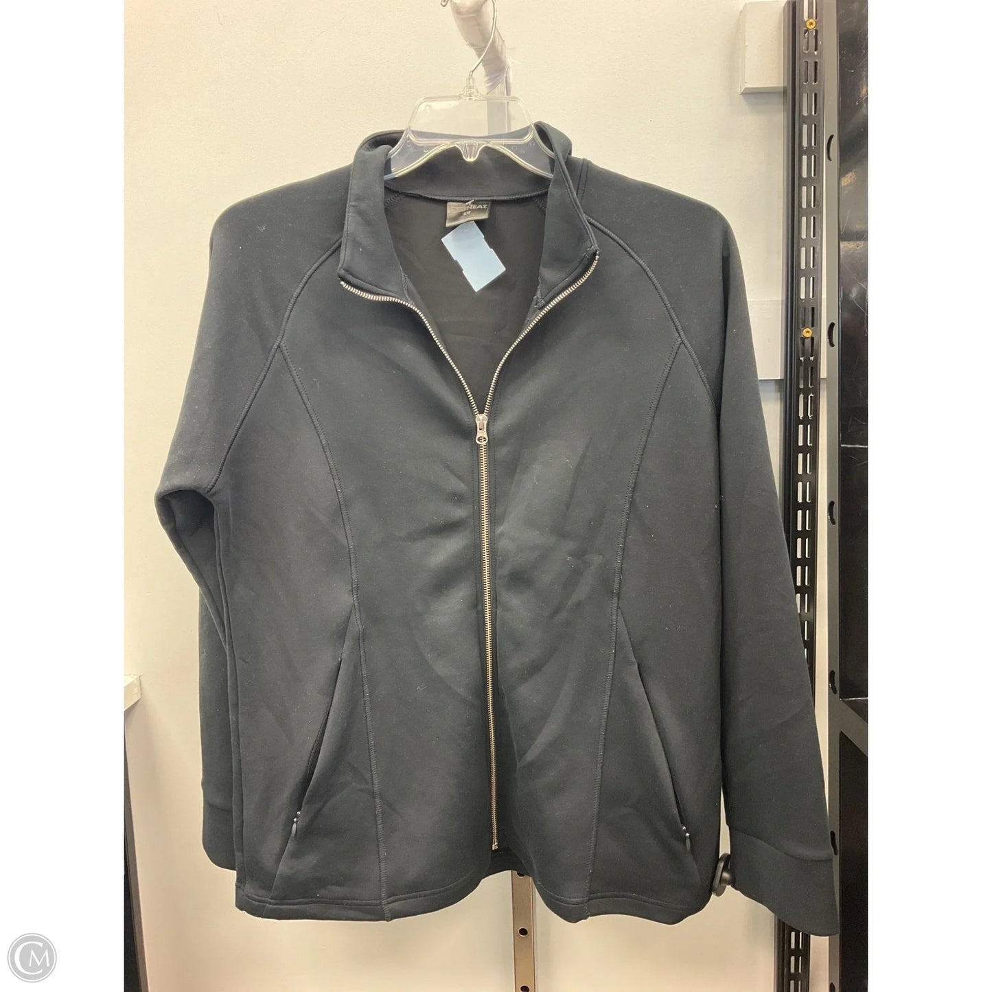 Athletic Sweatshirt Collar By 32 Degrees In Black, Size: L