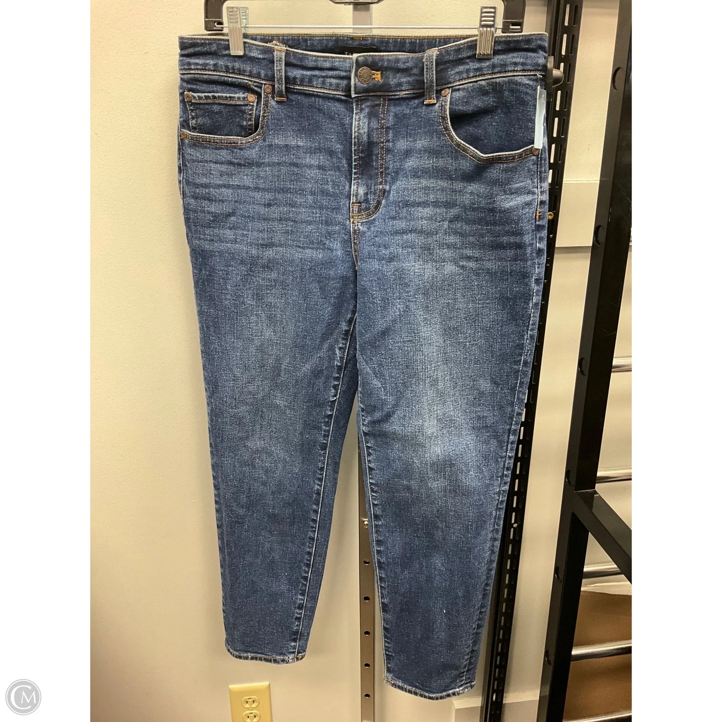 Jeans Straight By Talbots In Blue, Size: 8p