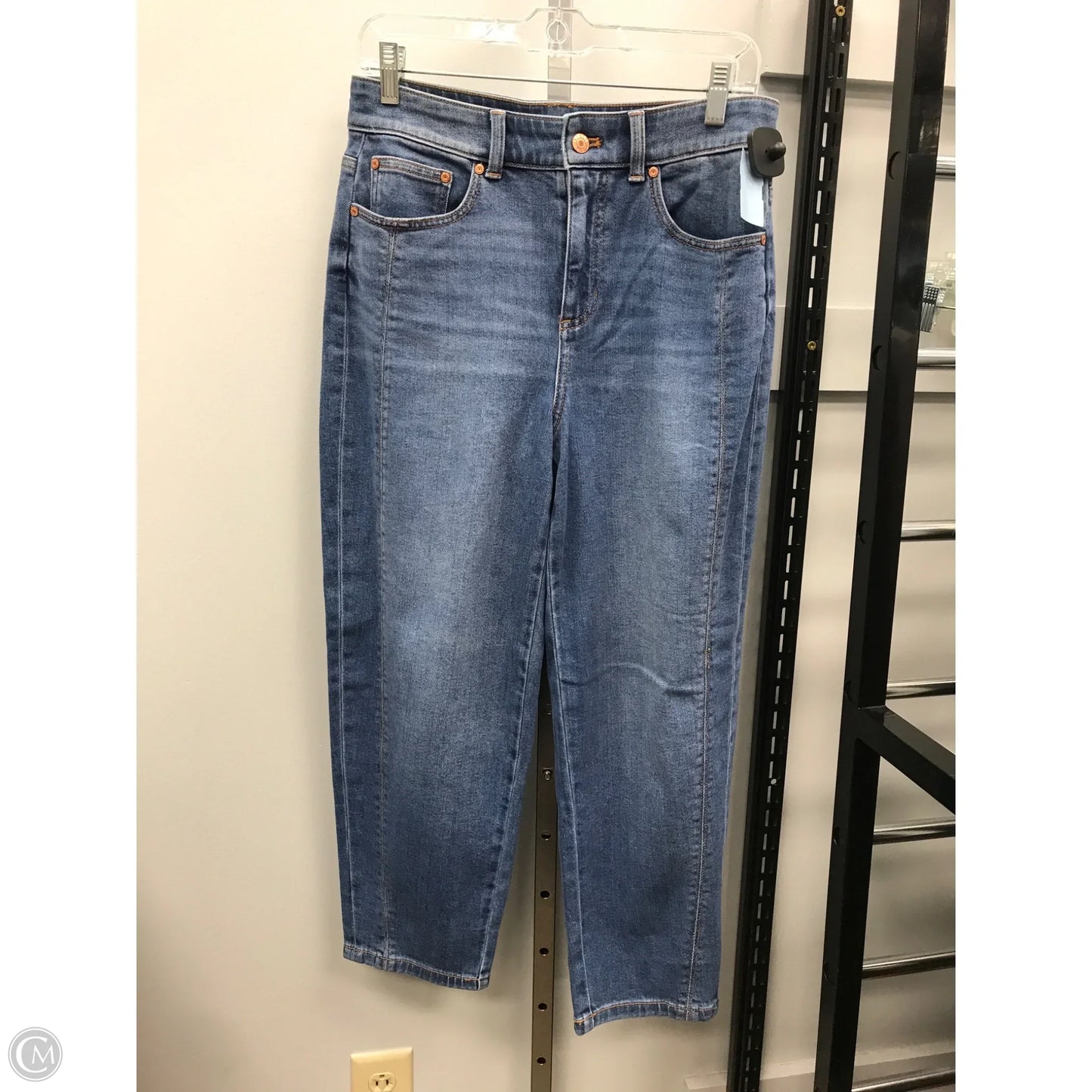 Jeans Wide Leg By Talbots In Blue, Size: 6p