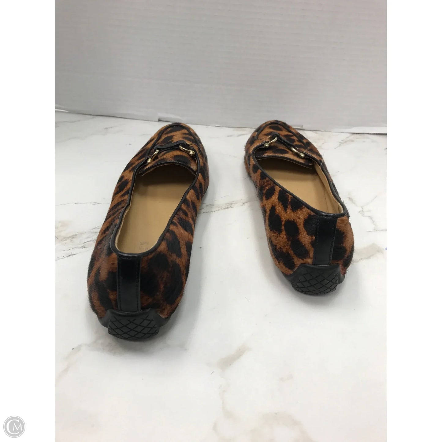 Shoes Flats By Talbots In Animal Print, Size: 7.5