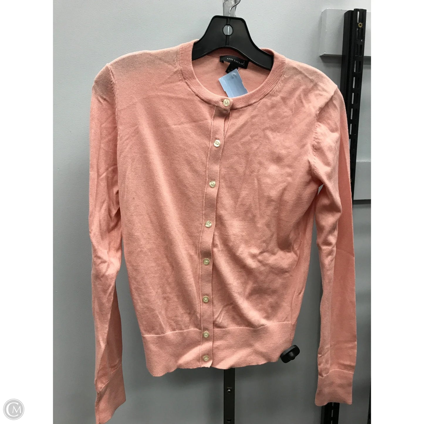 Cardigan By Ann Taylor In Peach, Size: S