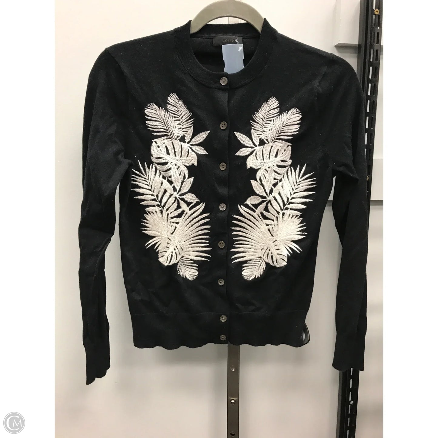 Cardigan By J. Crew In Black & White, Size: S