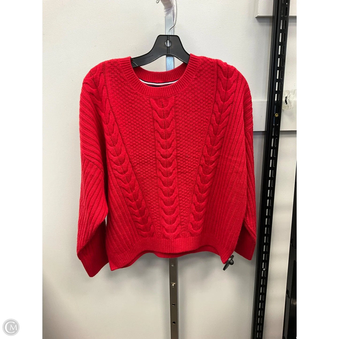 Sweater By Tommy Hilfiger In Red, Size: M