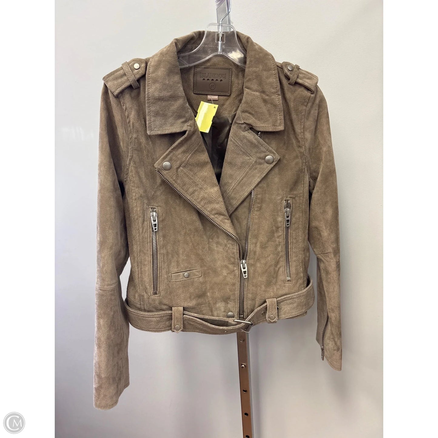 Jacket Moto By Blanknyc In Taupe, Size: M