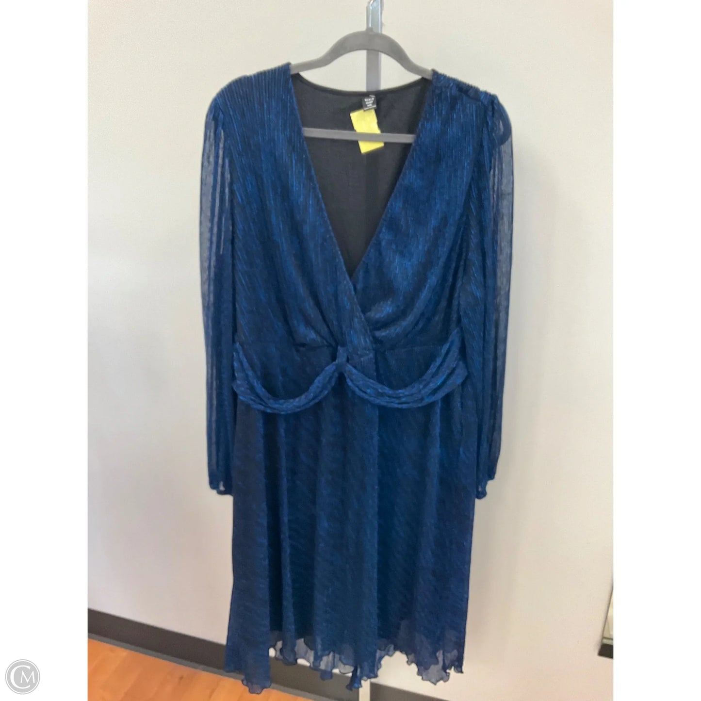 Dress Party Short By Shein In Black & Blue, Size: 4x