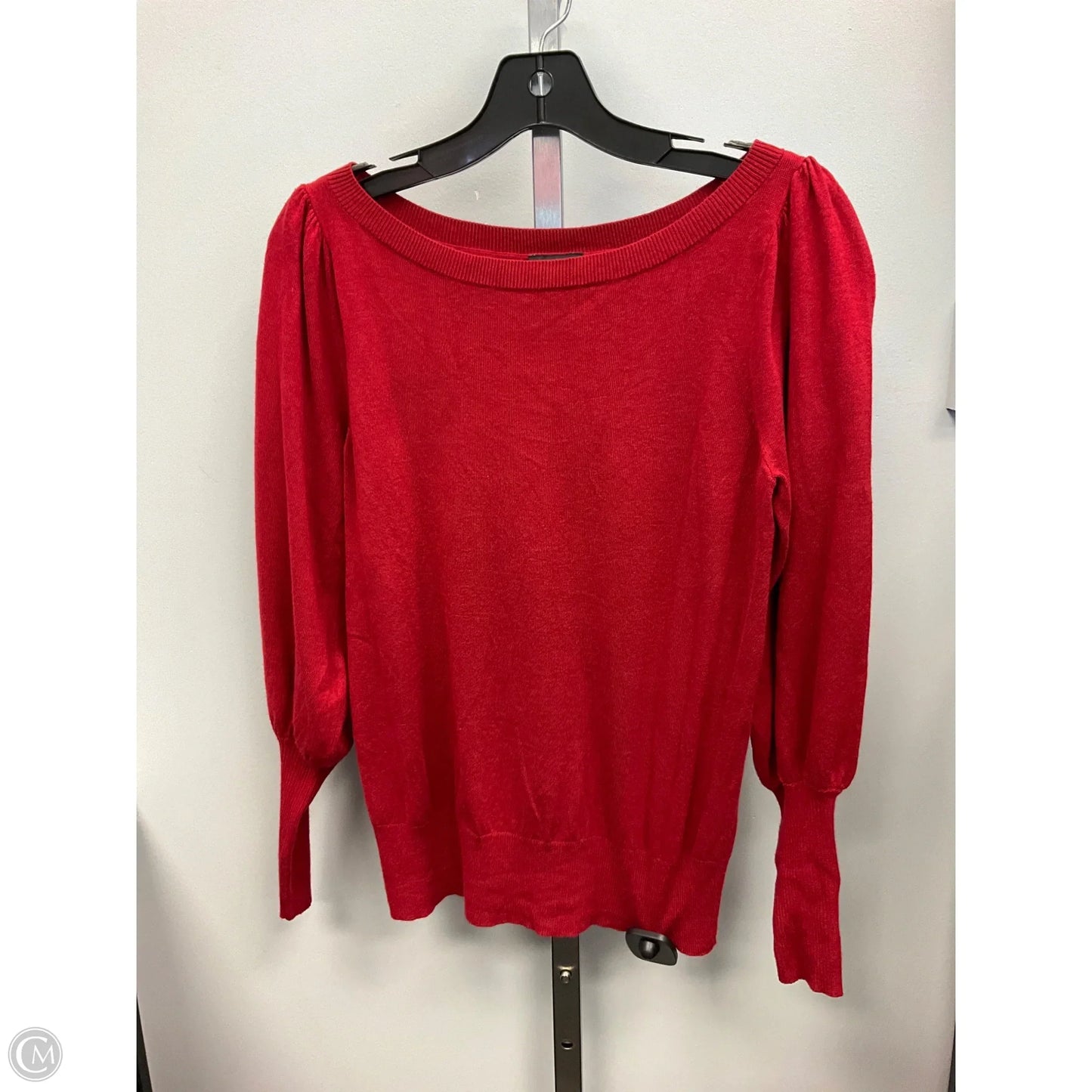 Top Long Sleeve By Ann Taylor In Red, Size: Xs