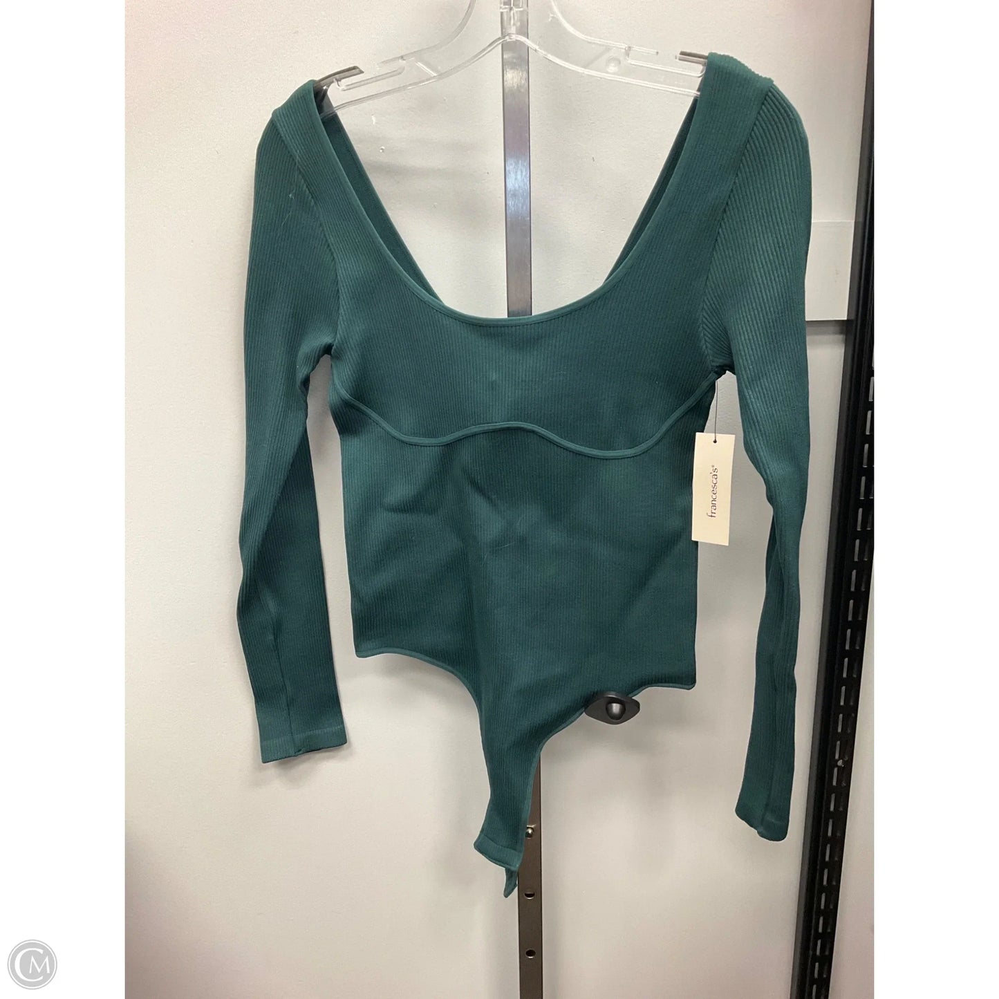 Top Long Sleeve By Mi Ami In Green, Size: L