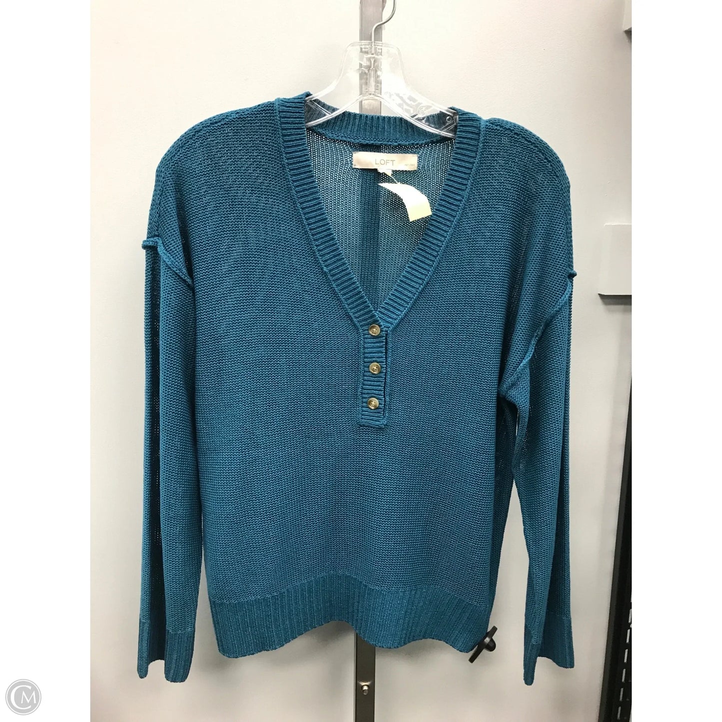 Sweater By Loft In Blue, Size: Sp