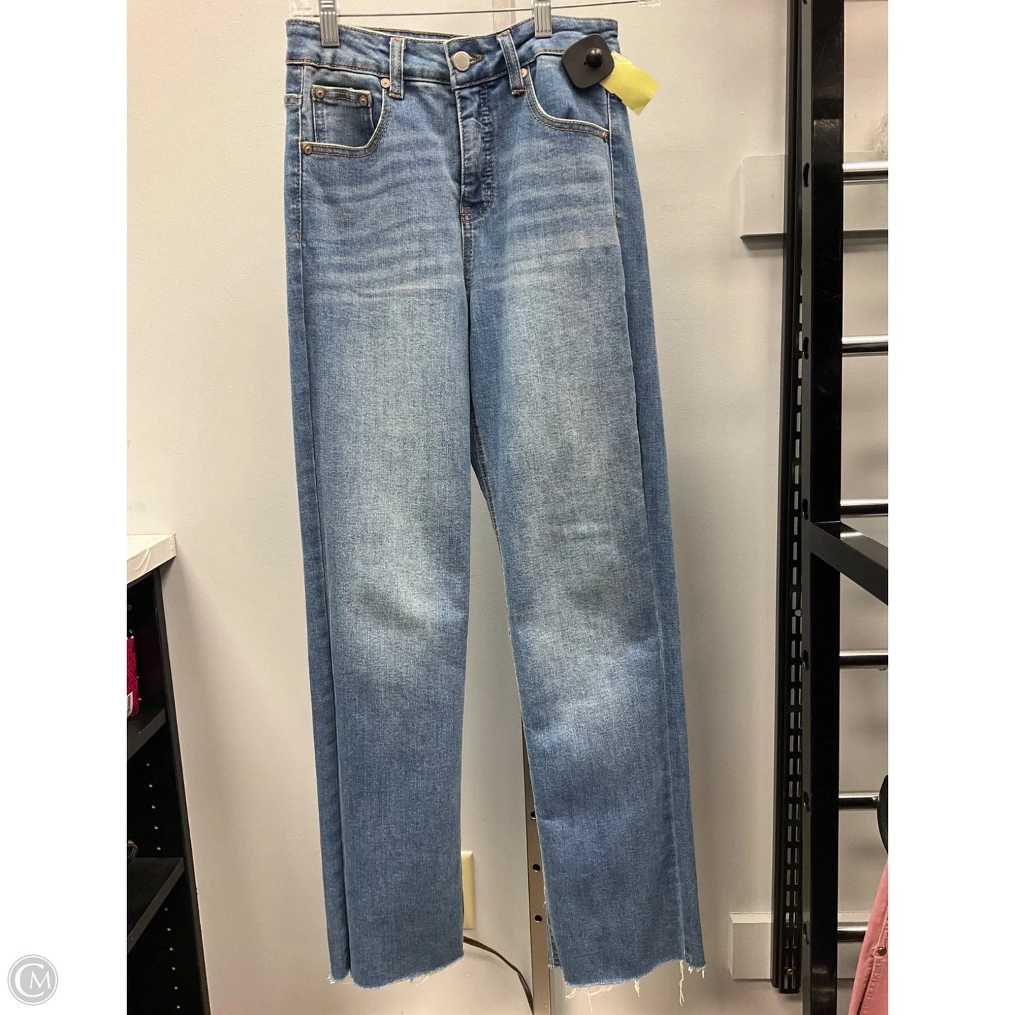 Jeans Boot Cut By Oat In Blue Denim, Size: 0