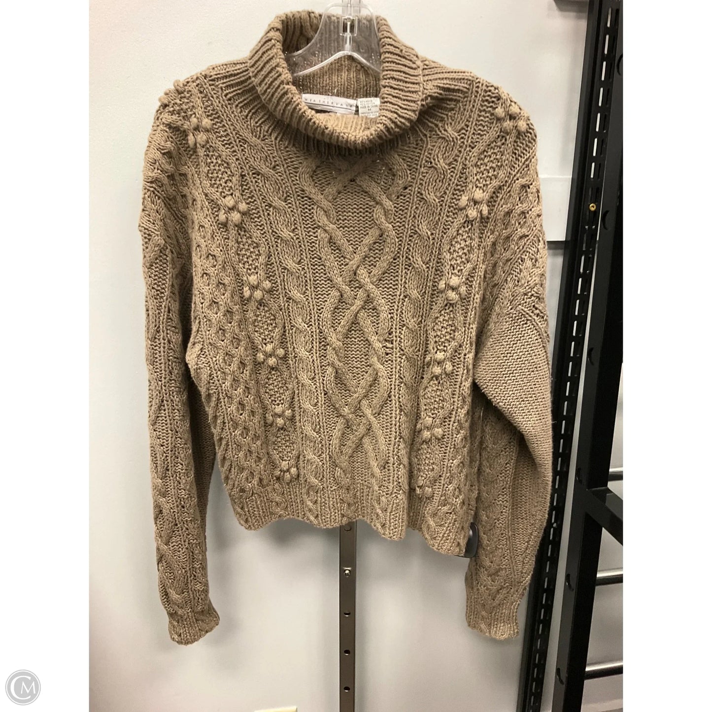Sweater By Clothes Mentor In Taupe, Size: M