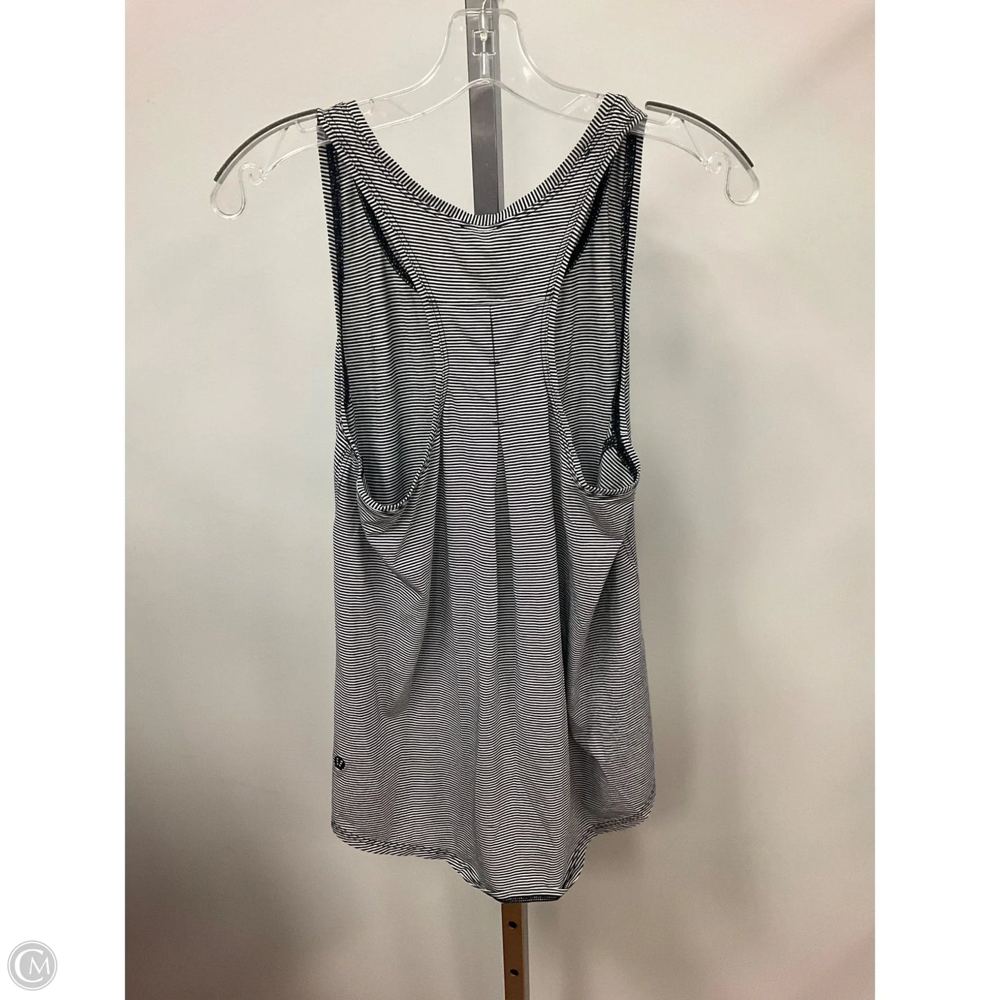Athletic Tank Top By Lululemon In Striped Pattern, Size: 10