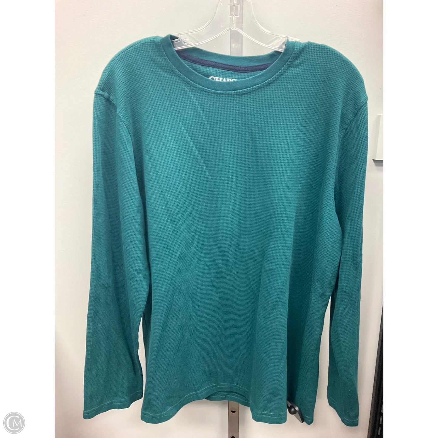 Top Long Sleeve By Chaps In Green, Size: L