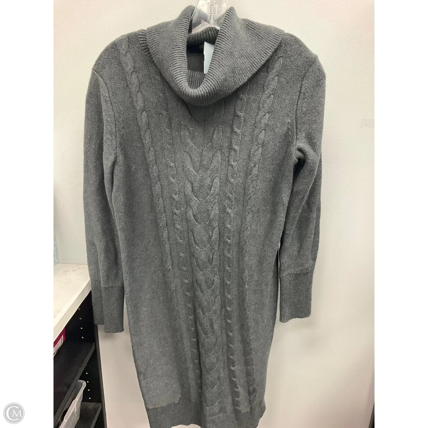 Dress Sweater By Banana Republic In Grey, Size: Xs