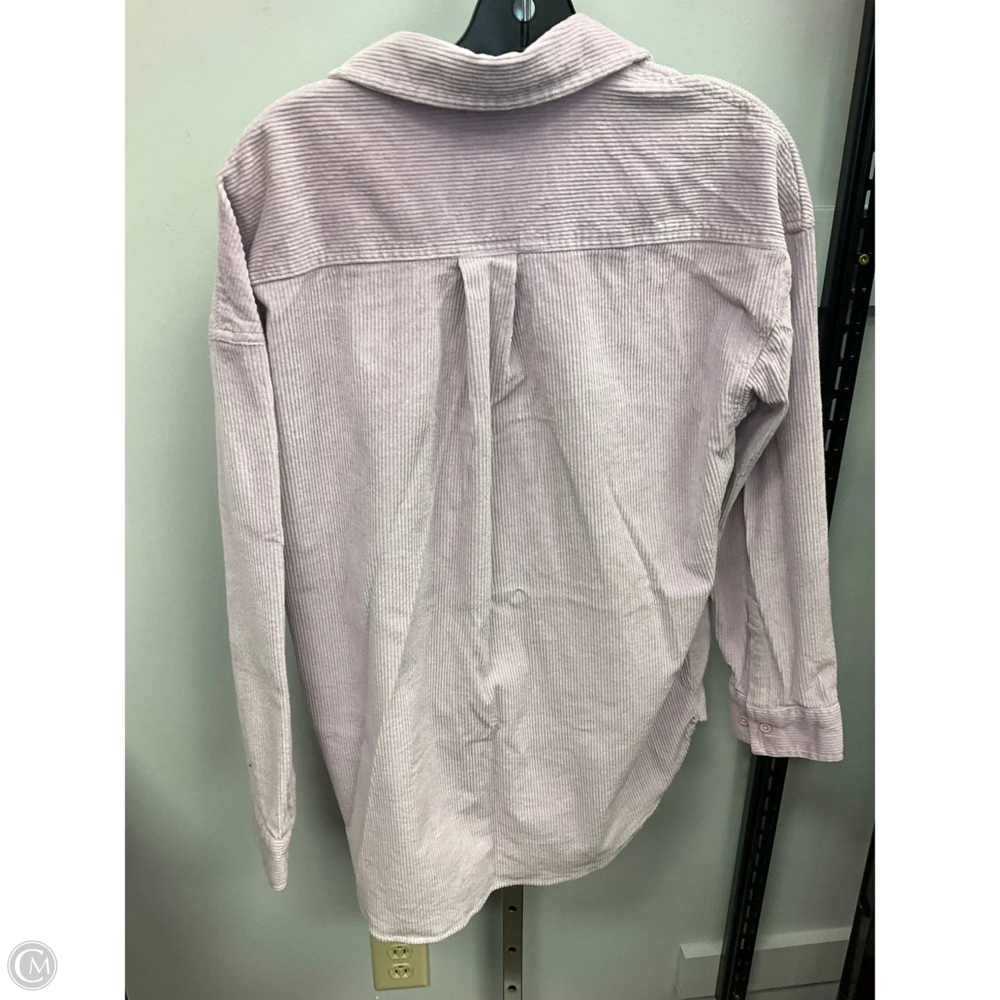 Top Long Sleeve By Bp In Purple, Size: S