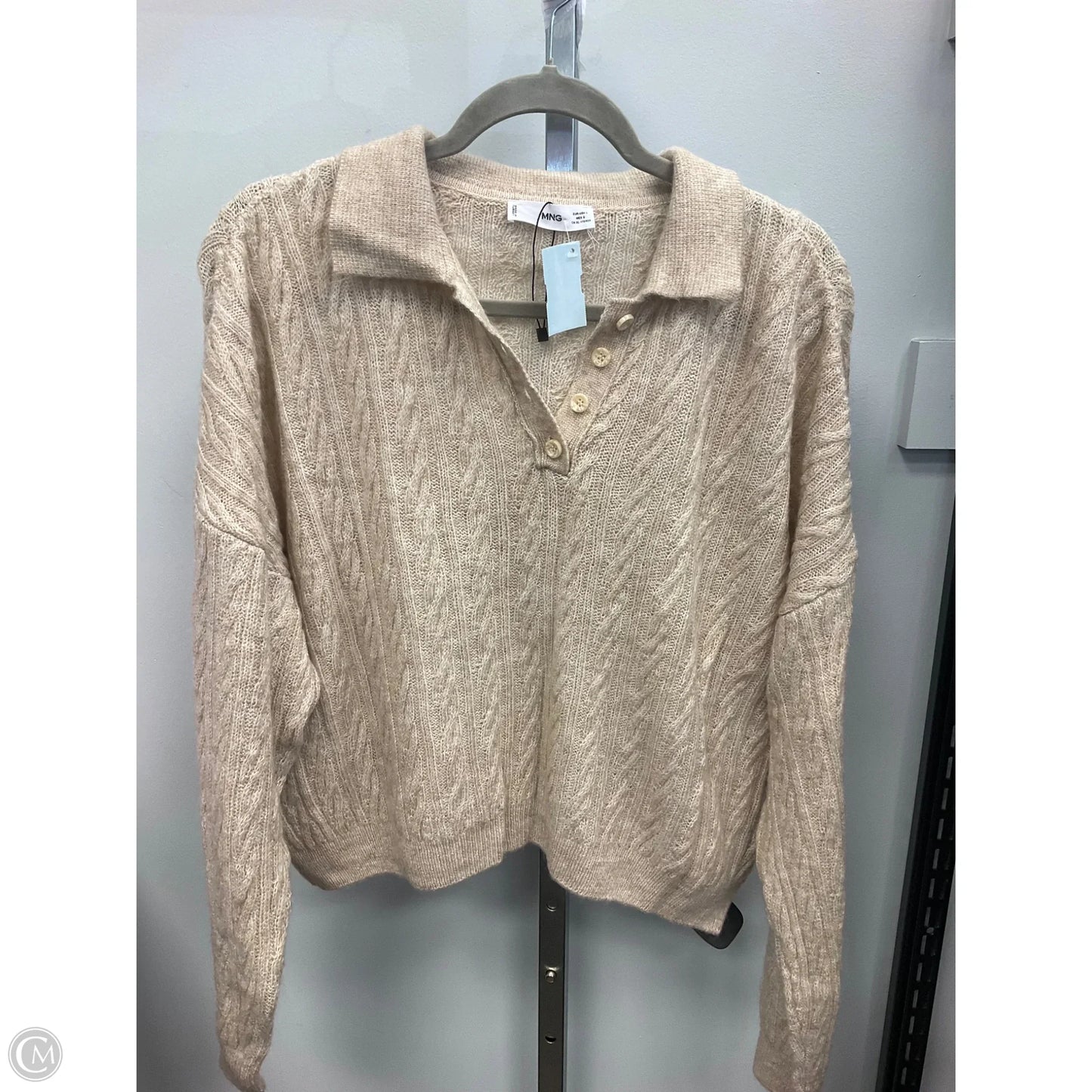 Sweater By Mng In Cream, Size: L