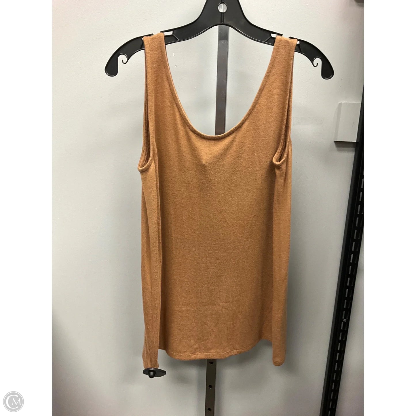 Top Sleeveless By Colleen Lopez In Tan, Size: M