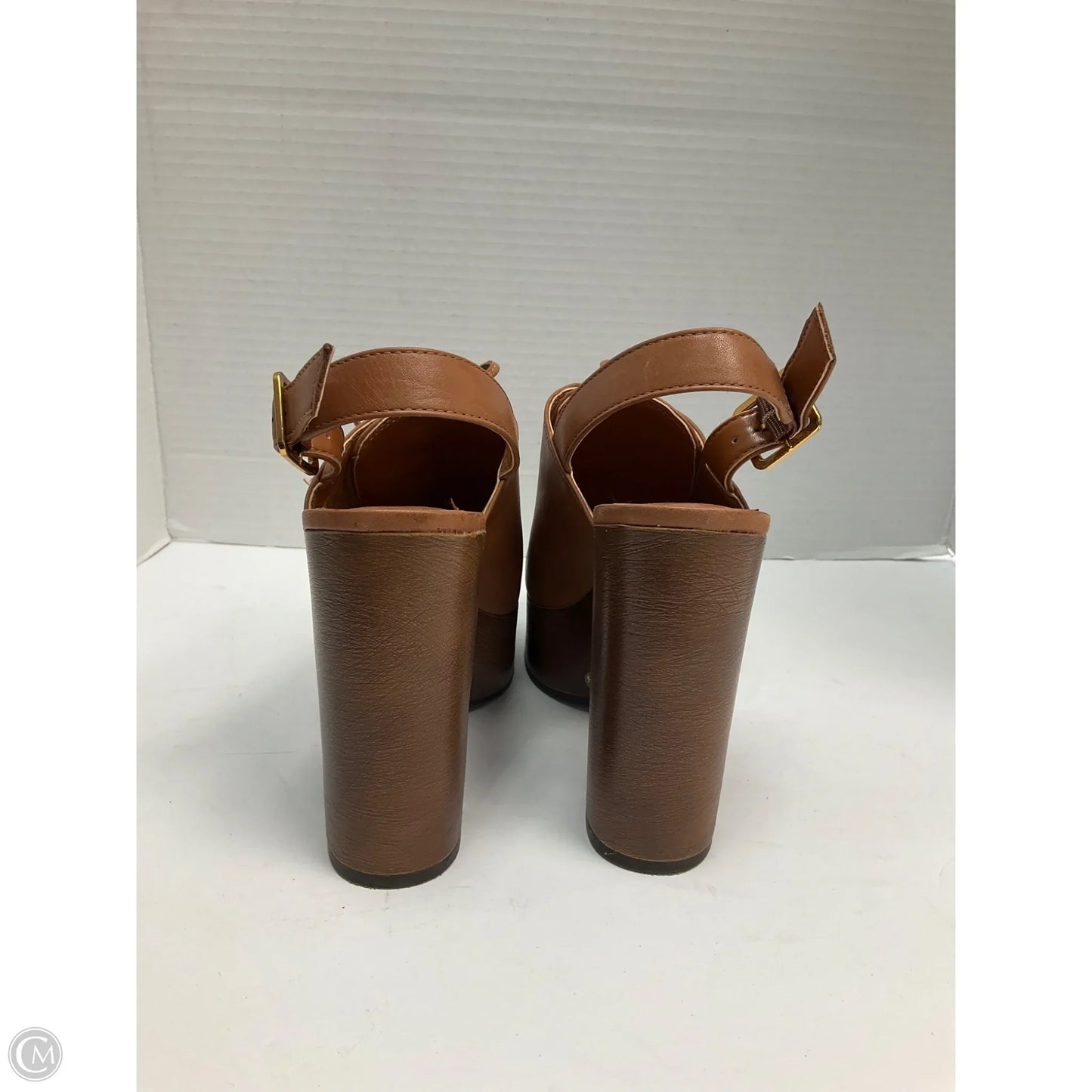 Shoes Heels Platform By Vince Camuto In Tan, Size: 6