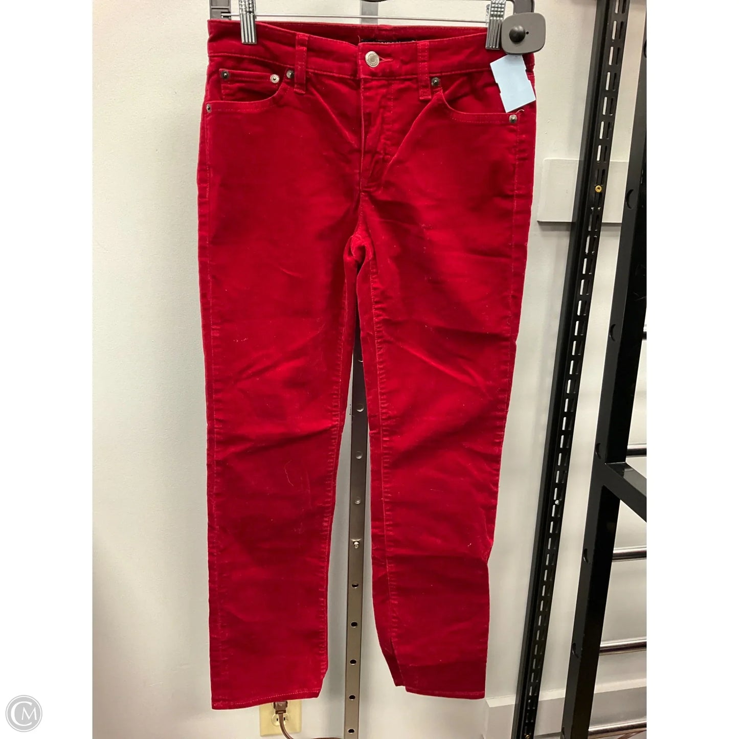 Pants Corduroy By Lauren By Ralph Lauren In Red, Size: 2p