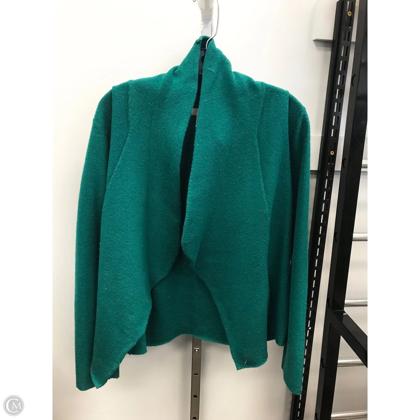 Sweater Cardigan By Chicos In Green, Size: S