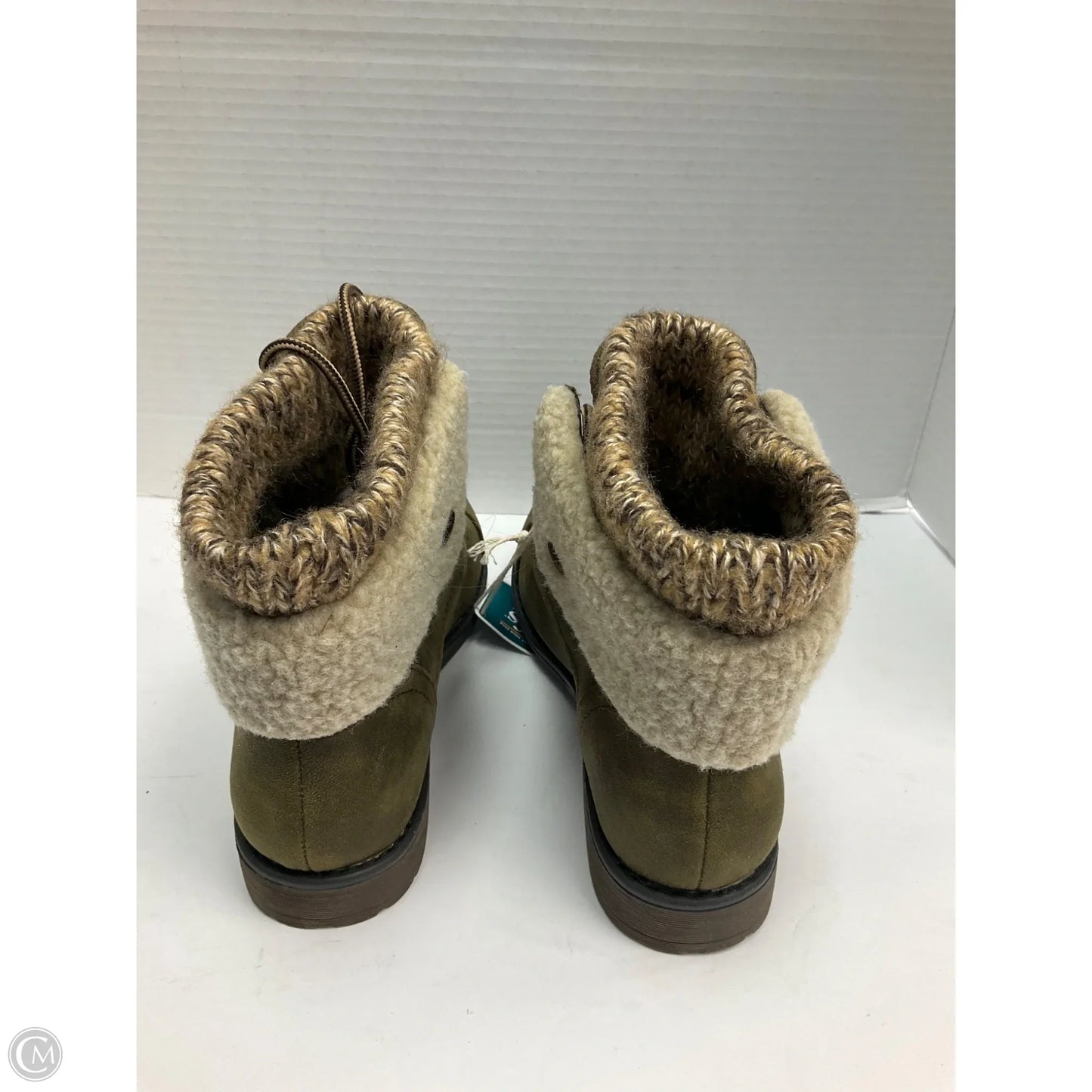 Boots Ankle Flats By Cliffs By White Mountain In Green, Size: 7.5