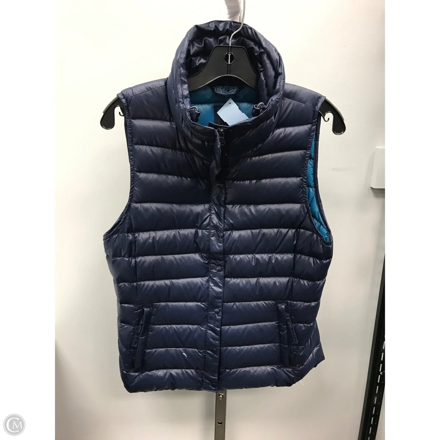 Vest Puffer & Quilted By Gap In Blue, Size: S