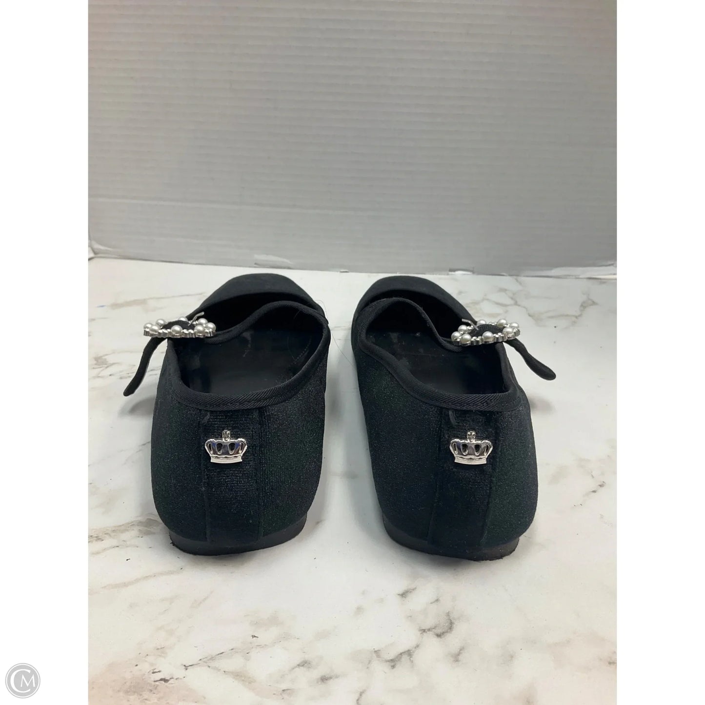 Shoes Flats By Juicy Couture In Black, Size: 8