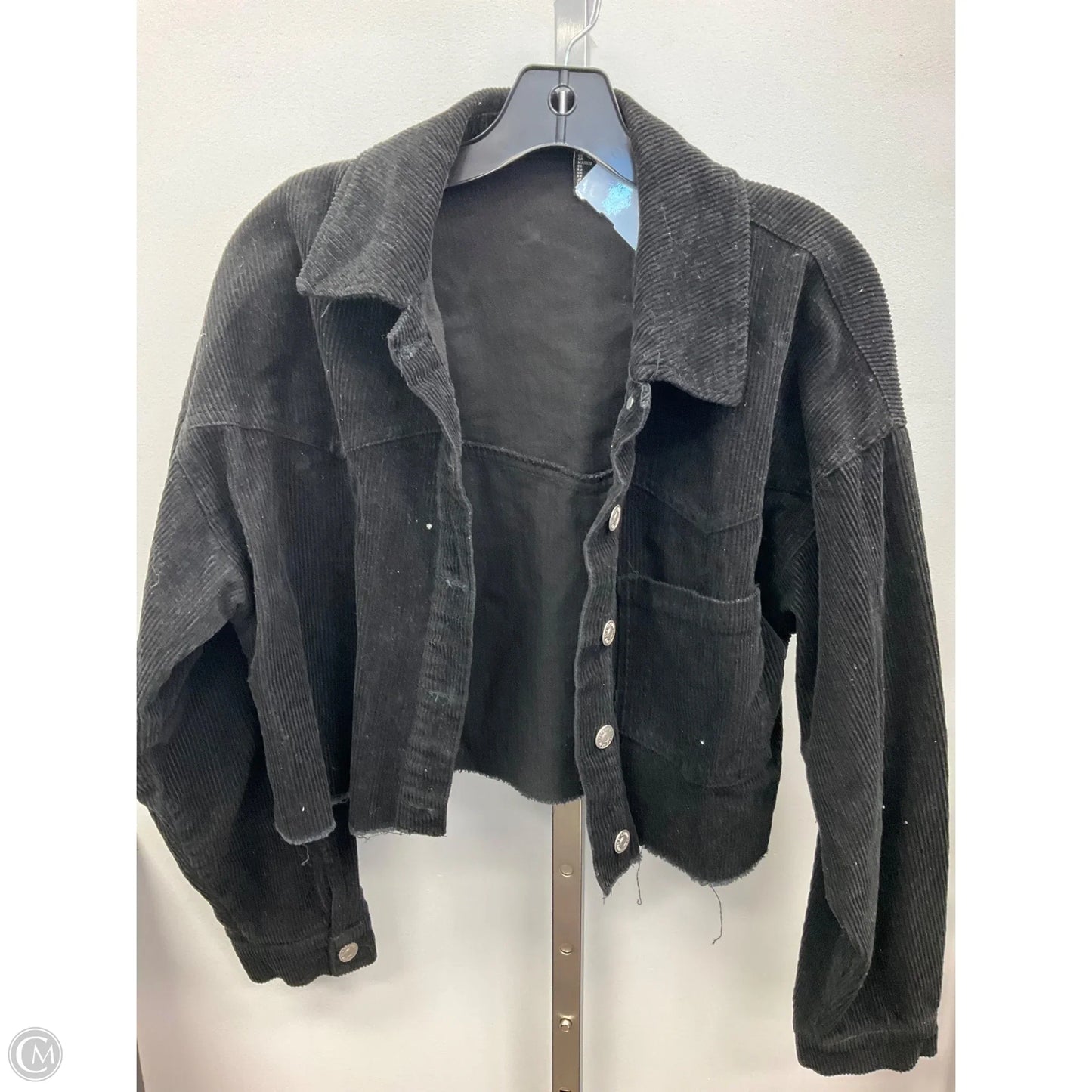 Top Long Sleeve By Forever 21 In Black, Size: M