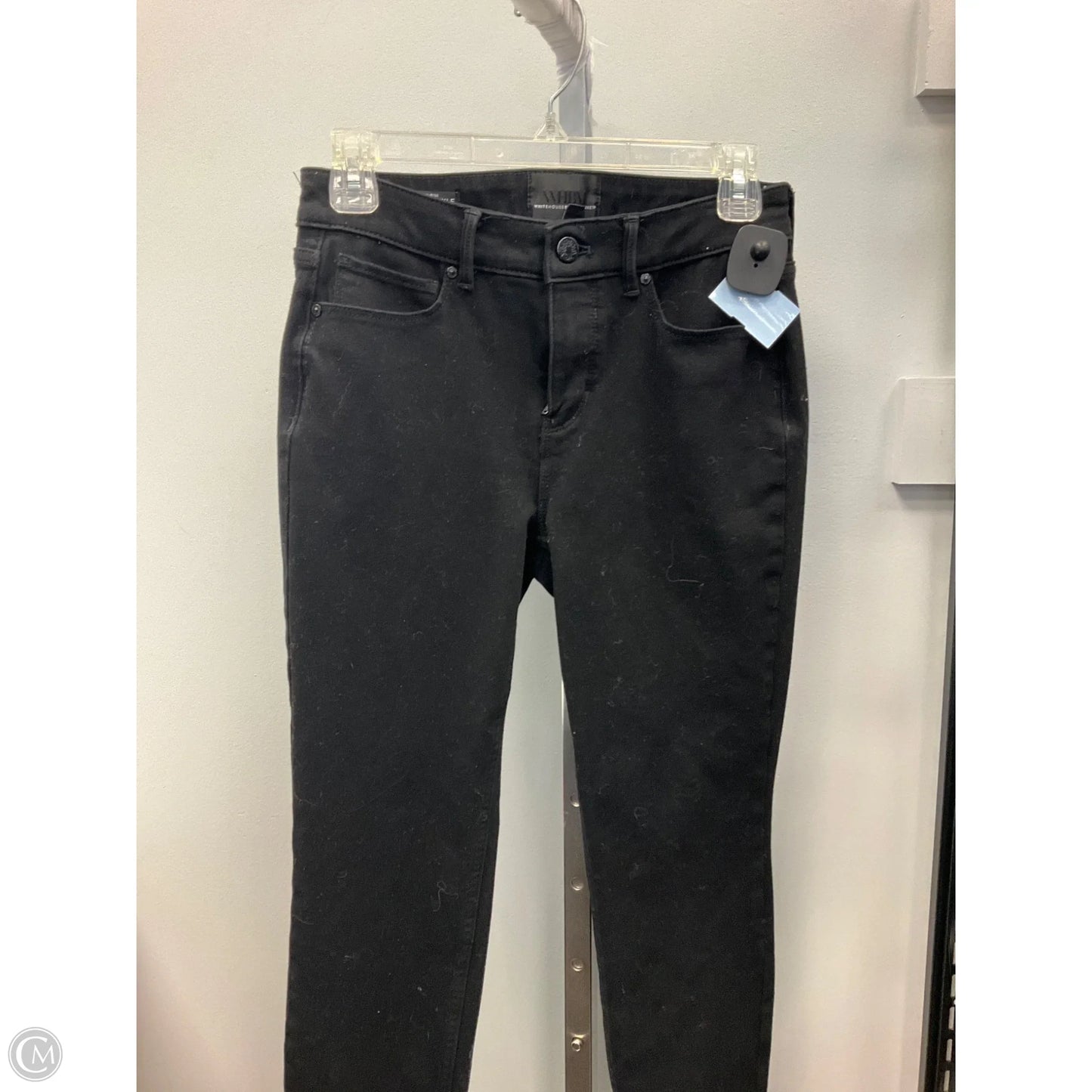 Jeans Skinny By White House Black Market In Black Denim, Size: 2