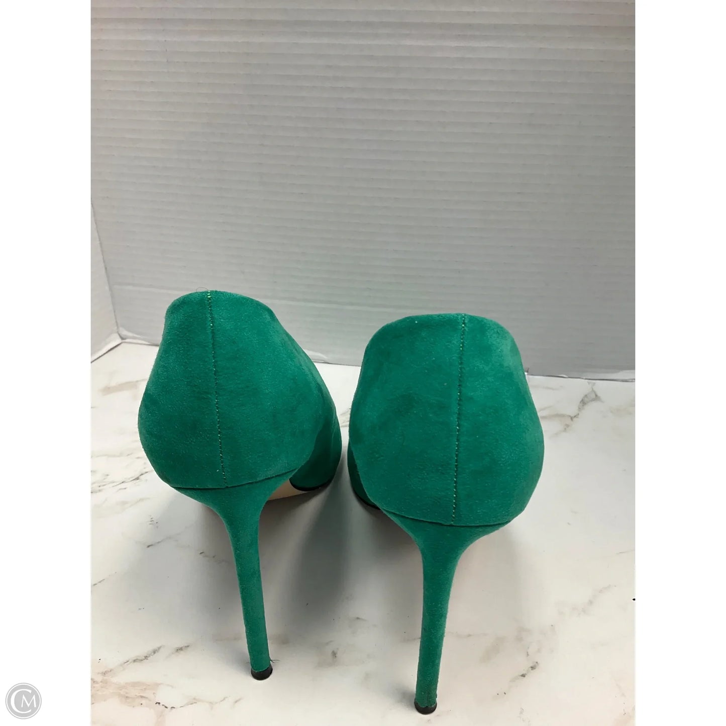 Shoes Heels Stiletto By Rouge In Green, Size: 12