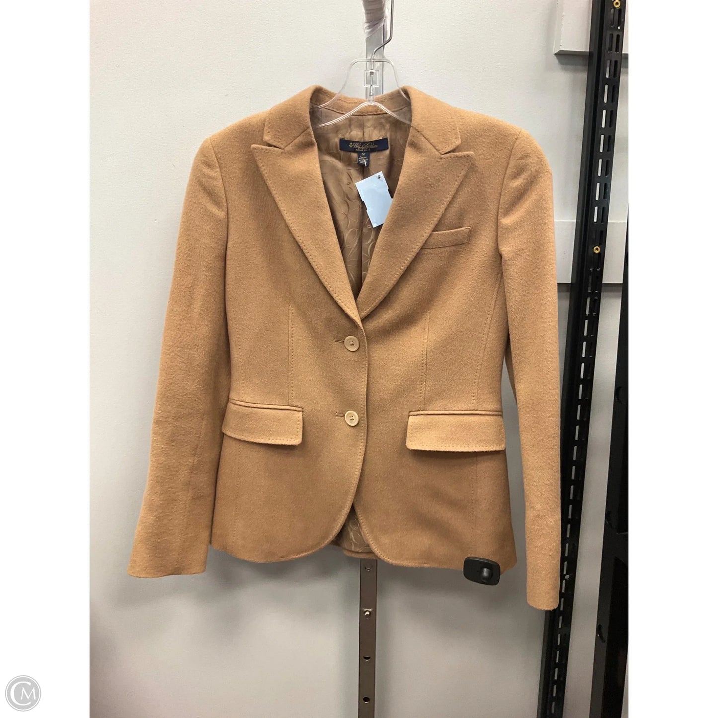 Blazer By Brooks Brothers In Tan, Size: 0p