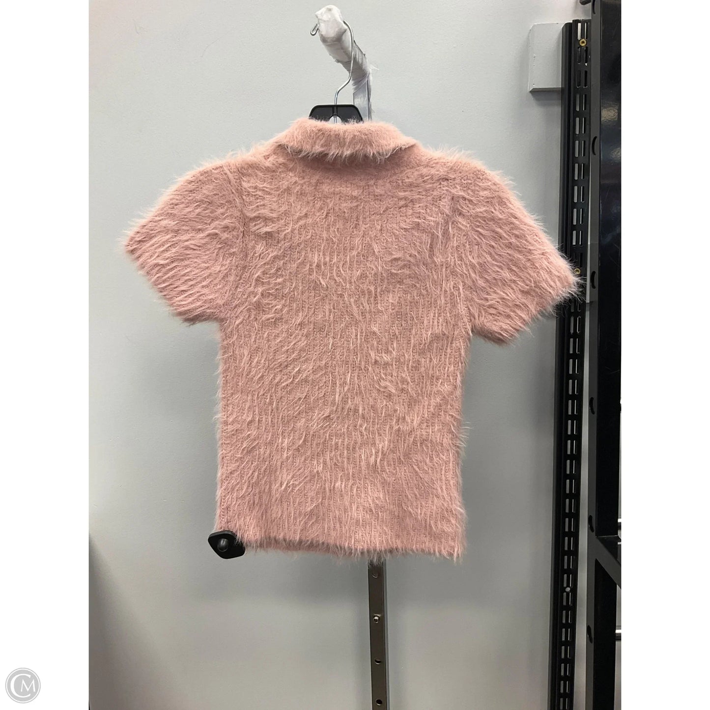 Top Short Sleeve By Zara In Pink, Size: S