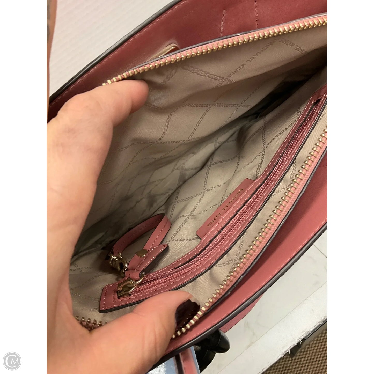 Tote Designer By Michael Kors, Size: Large