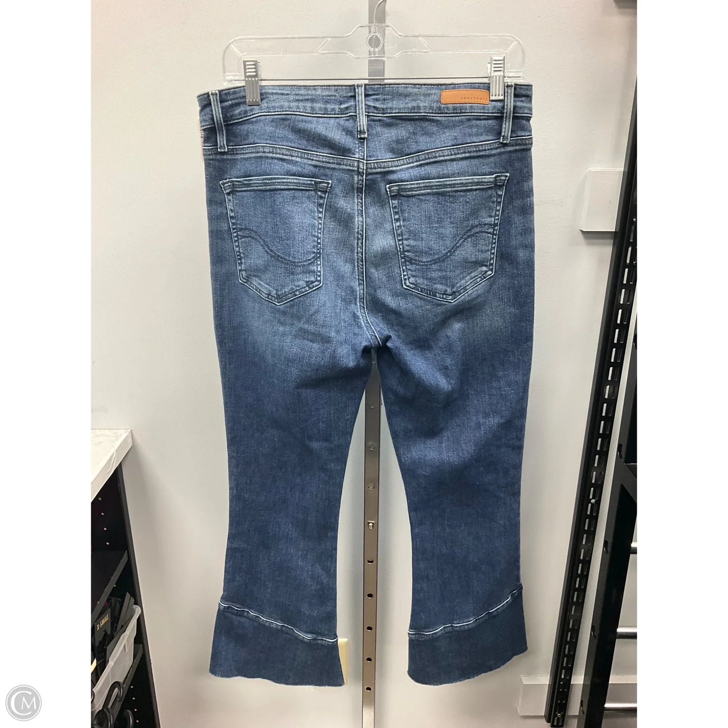 Jeans Cropped By Sanctuary In Blue Denim, Size: 10