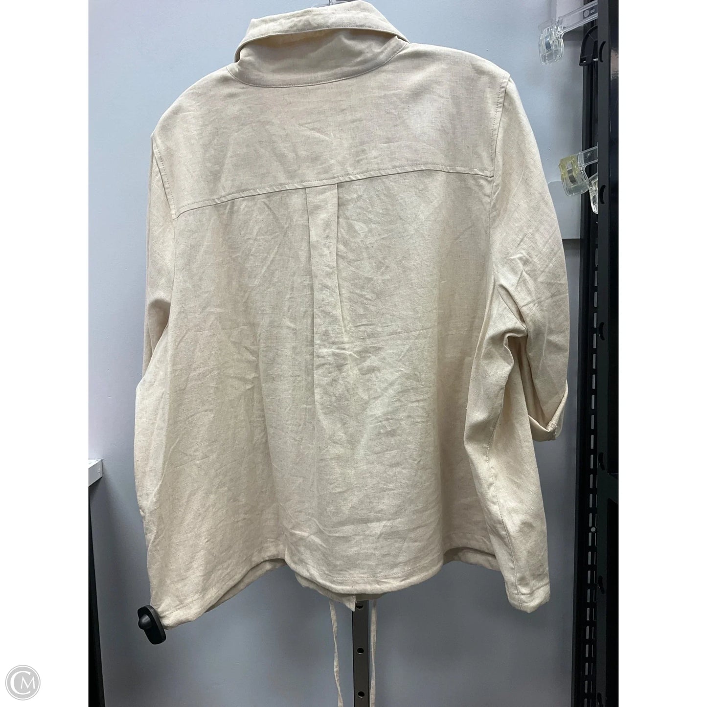 Jacket Other By Cj Banks In Cream, Size: 2x