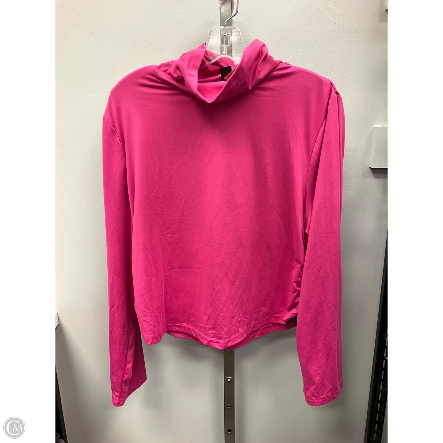 Top Long Sleeve By Shein In Pink, Size: 3x