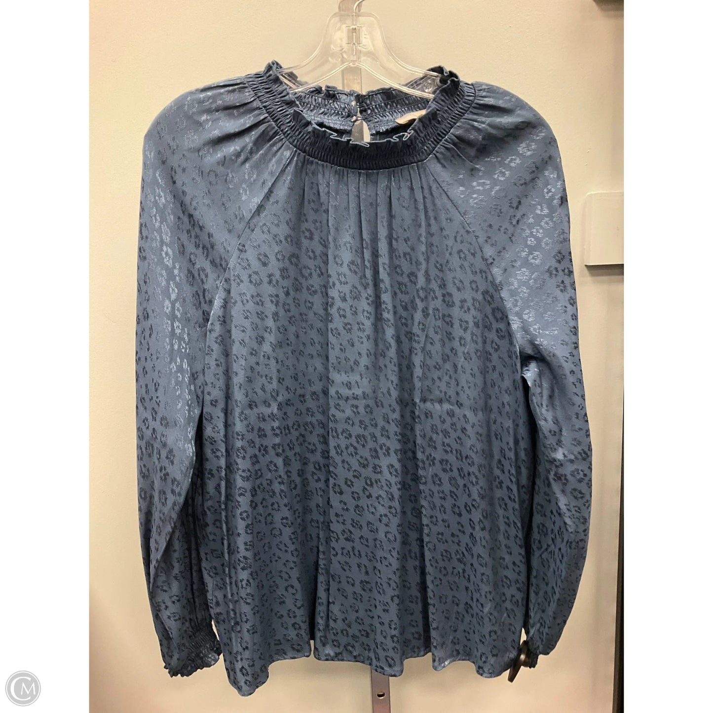 Top Long Sleeve By Loft In Blue, Size: S