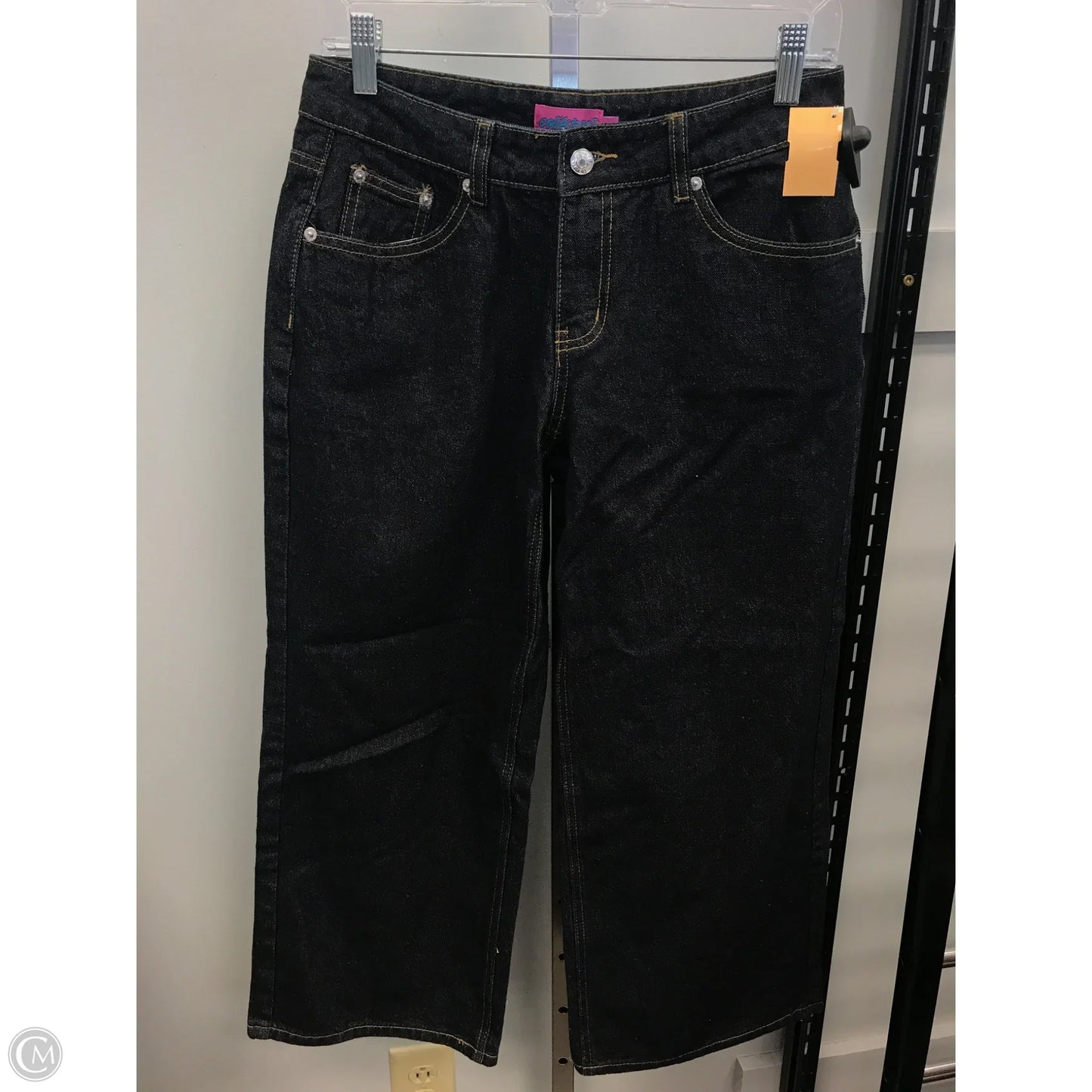 Jeans Wide Leg By Edikted In Blue Denim, Size: S