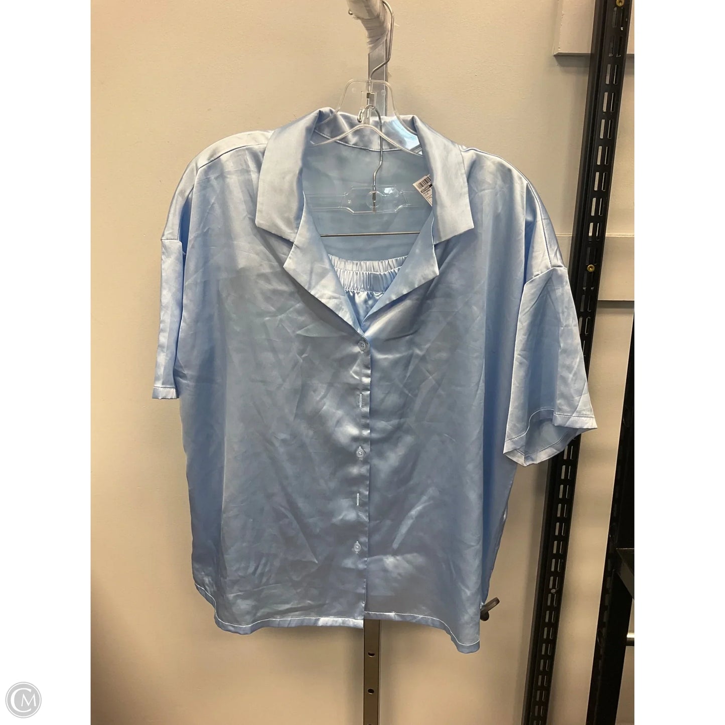 Pajamas 2pc By Ekouaer In Blue, Size: L