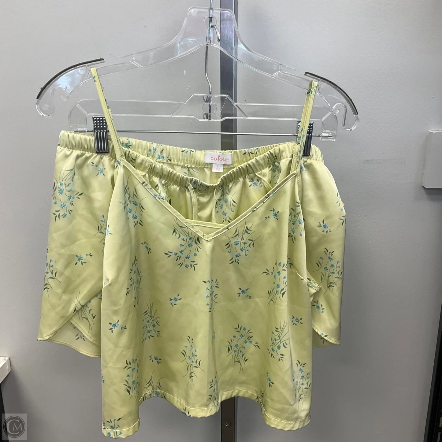 Pajamas 2pc By Colsie In Floral Print, Size: L