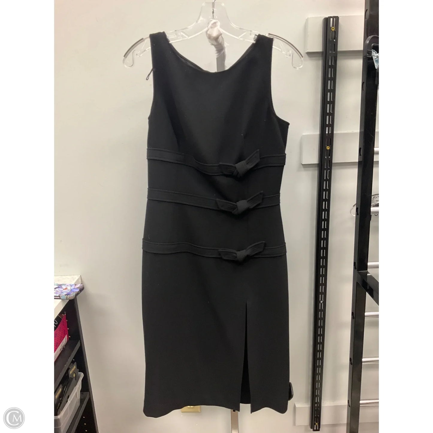 Dress Party Midi By Donna Morgan In Black, Size: 4