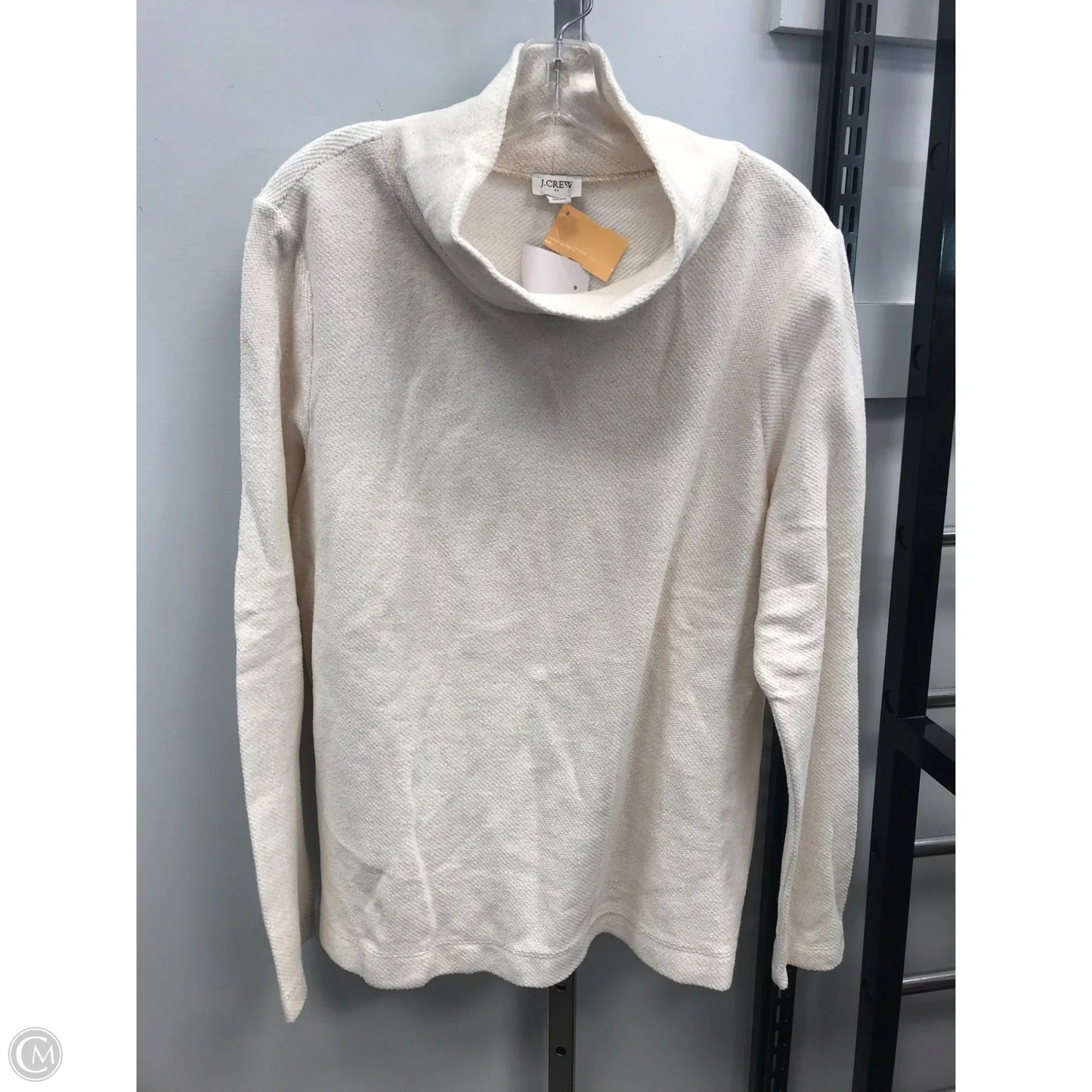Top Long Sleeve By J. Crew In Cream, Size: Xl