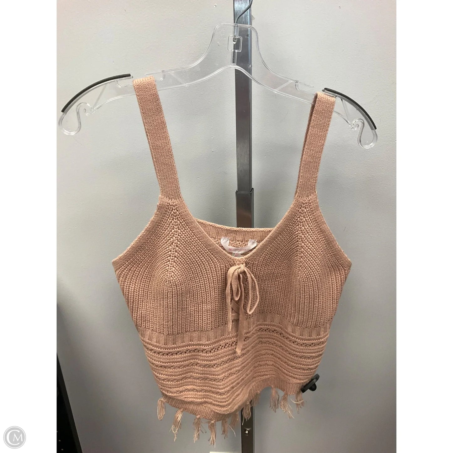 Top Sleeveless By No Boundaries In Tan, Size: L